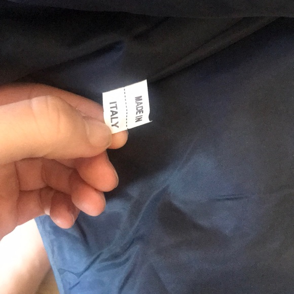 World Collection Men’s Navy Blue leather jacket - Picture 3 of 4